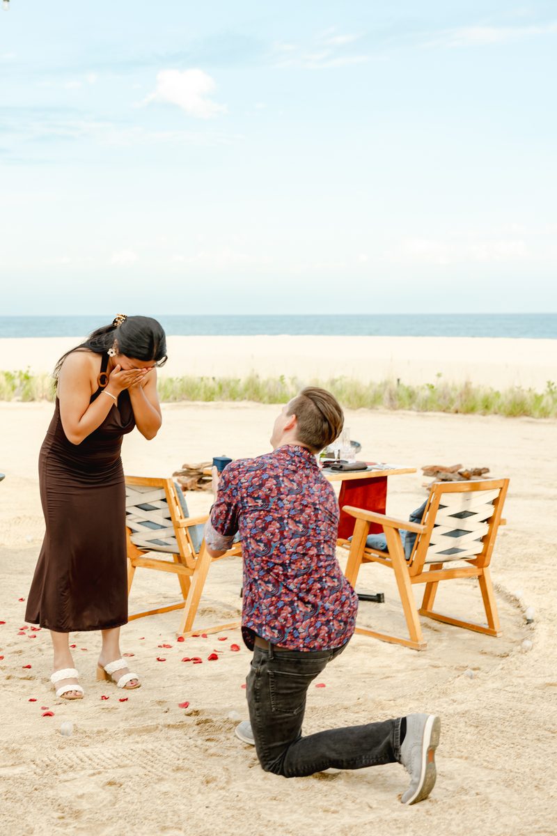 Surprise proposal photography in Los Cabos
