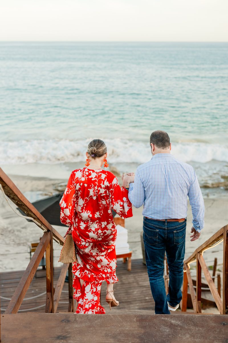 Surprise proposal photography in Los Cabos