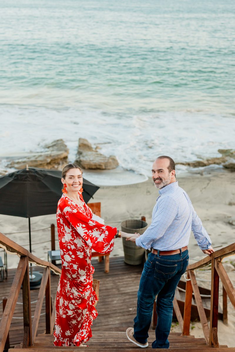 Surprise proposal photography in Los Cabos