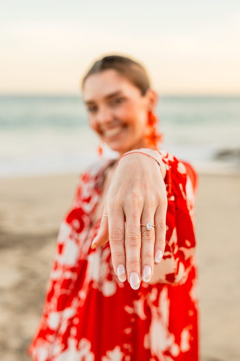 Surprise proposal photography in Los Cabos